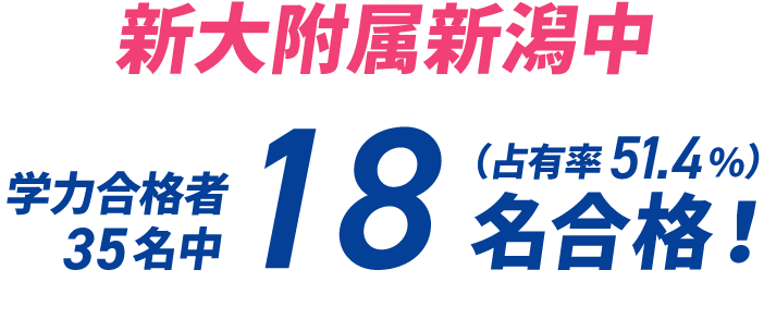 新大附属新潟中 18名
